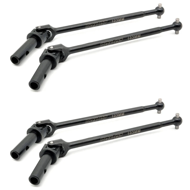 

4Pcs Metal Front Drive Shaft CVD 8611 For ZD Racing DBX-07 DBX07 1/7 RC Car Upgrade Parts Spare Accessories
