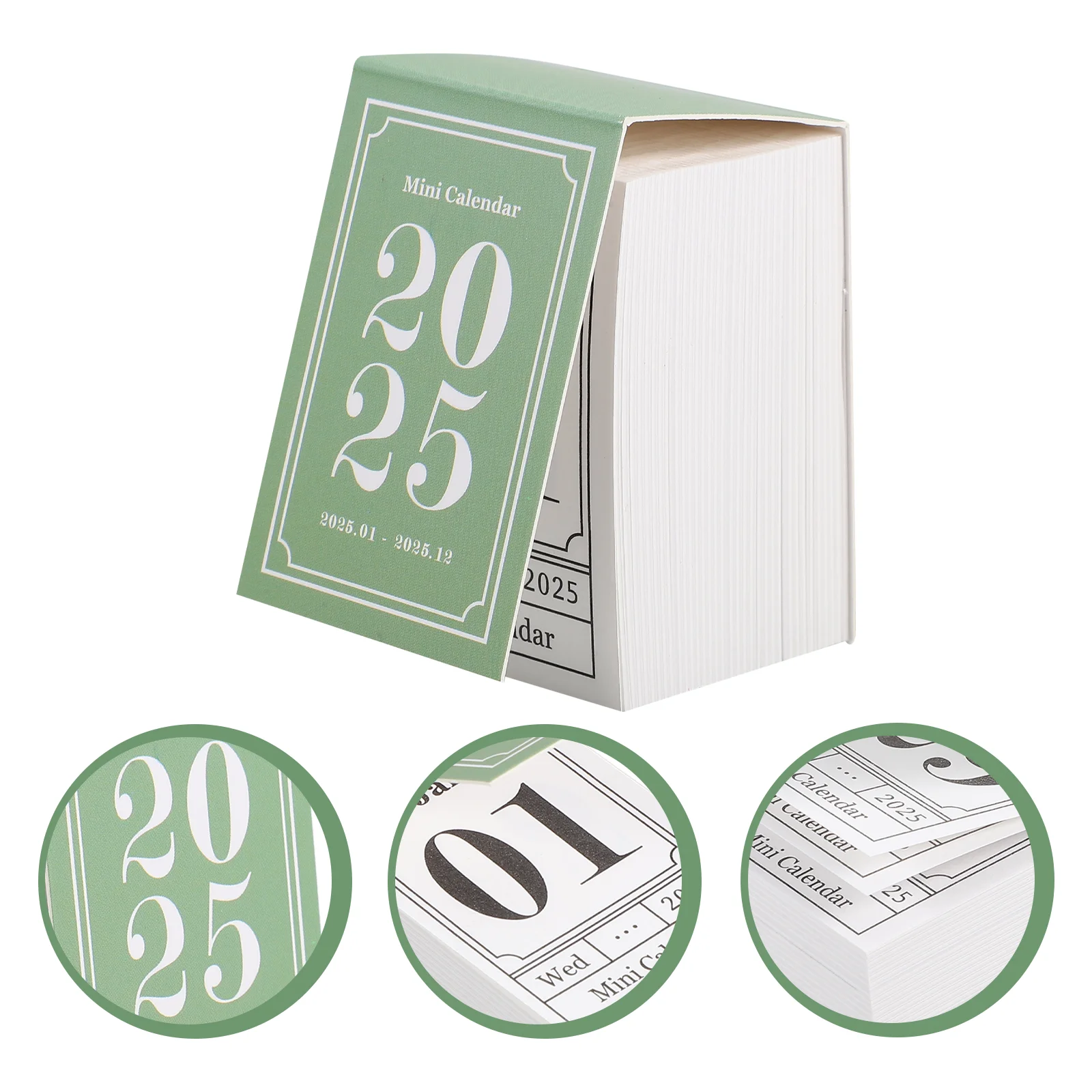 Повседневный календарь со снятием 2025 палатки календари ретро мини-Декор