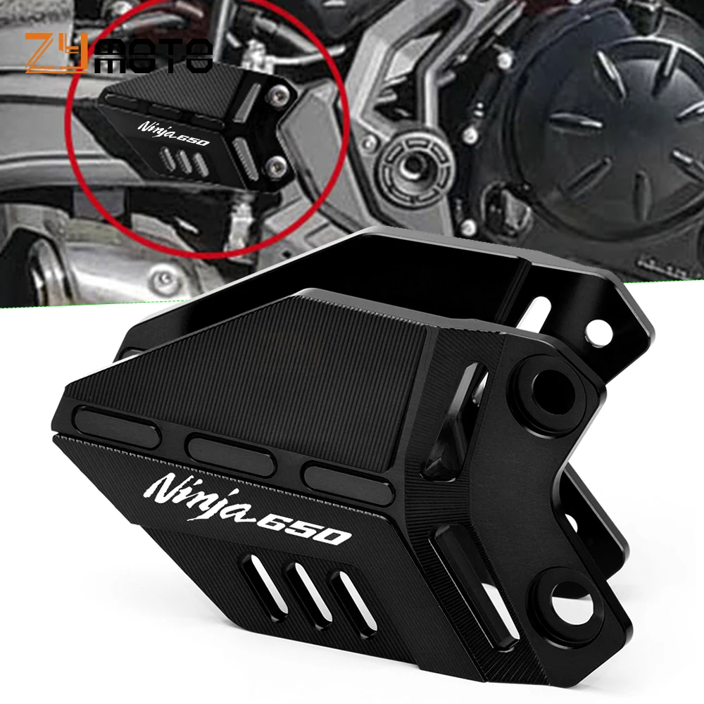

FootPeg Footrest Rear Set Heel Plates Guard Protector For KAWASAKI Z650 Ninja650 2017-2022 2019 2020 2021 Motorcycle Accessories