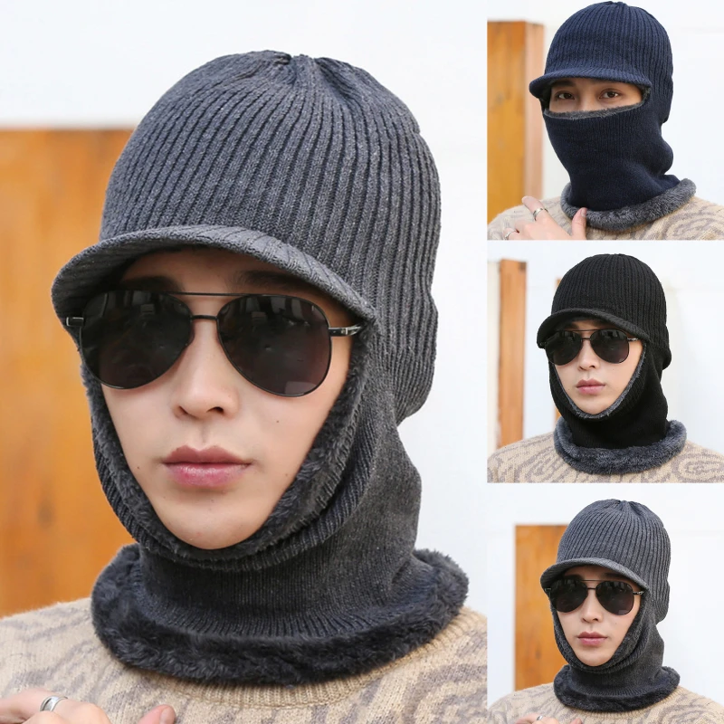 

Winter Hat Skullies Beanies Hats Winter Beanies For Men Women Wool Scarf Caps Balaclava Mask Gorras Bonnet Knitted Hat