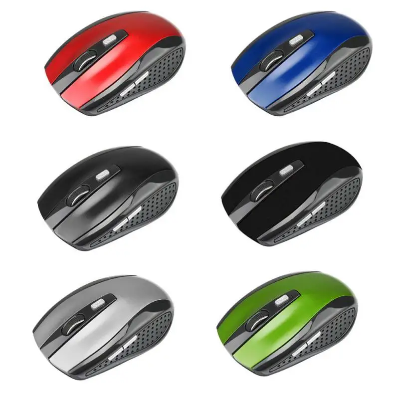 

Hot Wireless Mouse 1600DPI With USB Receiver Optical Computer Mouse 2.4GHz Ergonomic Mice For Laptop PC Sound Silent Mouse