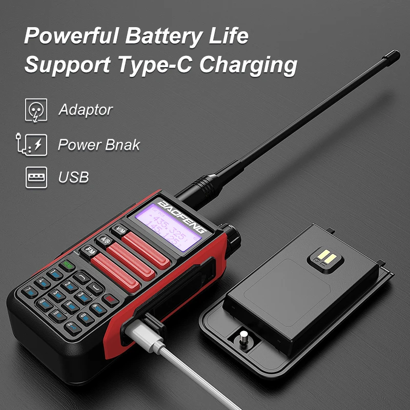 new baofeng uv 16 pro 10w high power upgraded of uv 5r uv 10r walkie talkie ip68 waterproof 50km long range dual band ham radio free global shipping
