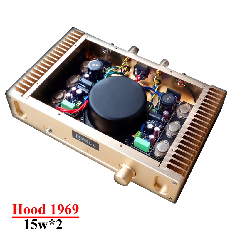 

15w*2 Hold 1969 Class A Power Amplifier Warm and Clear Voice Suitable for Pure Music, Classical Music Mini HIFI Audio Amplifier