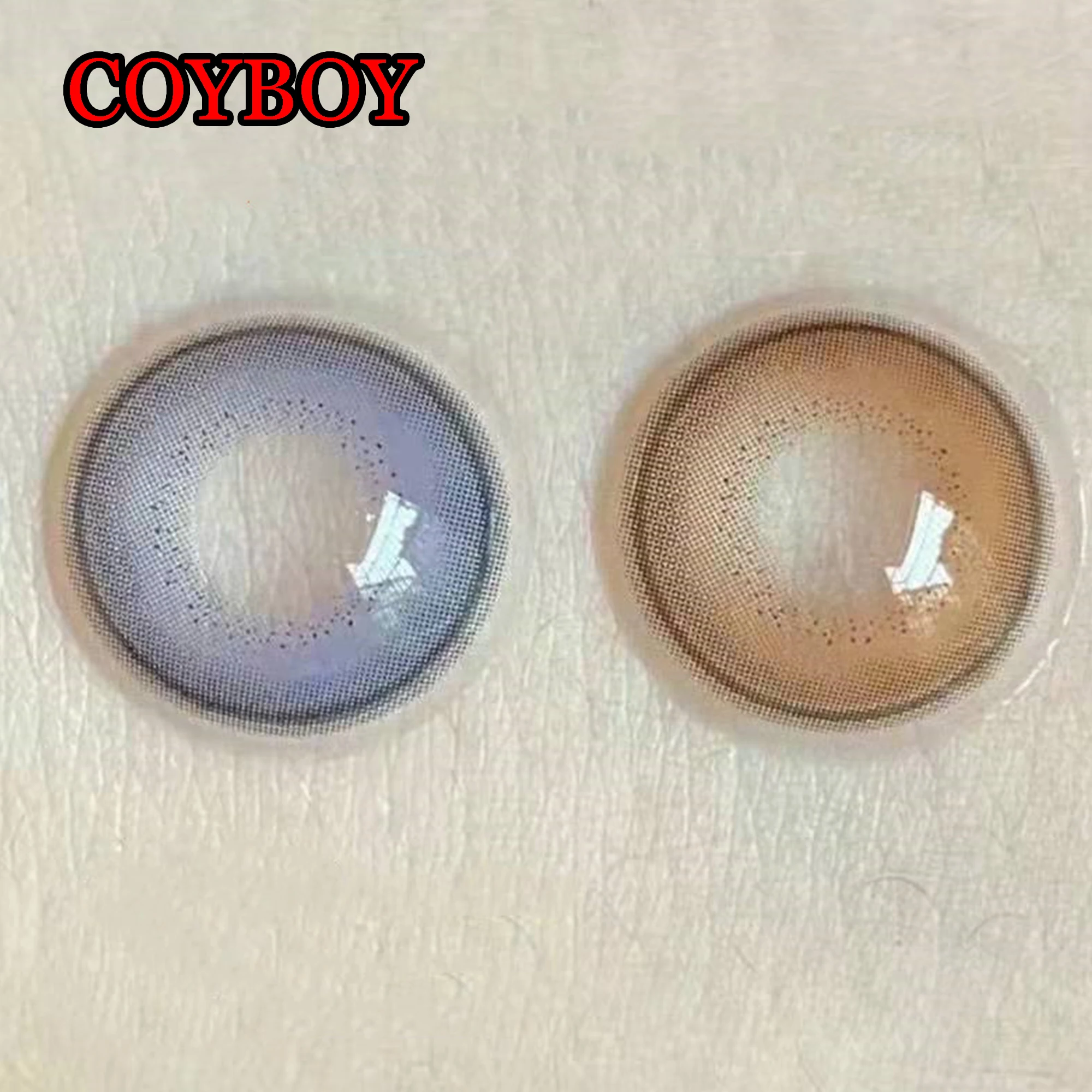 

Горячая Распродажа, цветные контактные линзы для глаз 14,50 мм Dolly, мощные женские и мужские ежегодные очки Coyboy