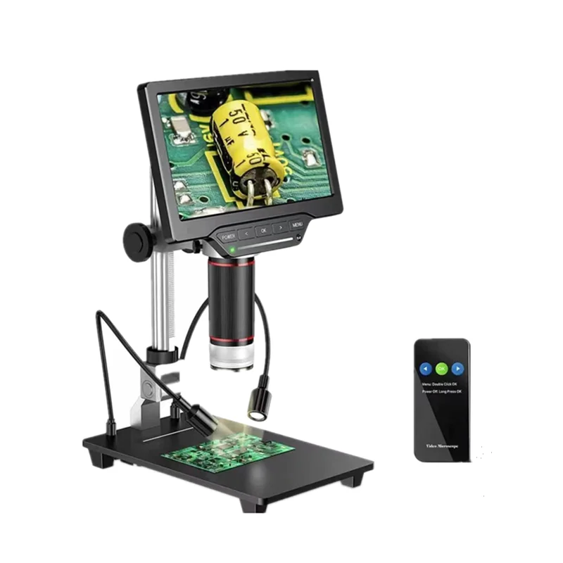 

Vms700 7 Inch HD Wifi Video digital Microscope Metal base