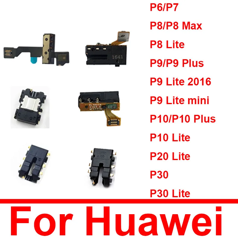 

Ear Earphone Audio Jack Port connector Flex Cable For Huawei P9 P10 Plus P30 P20 P9 Lite Mini P8 Max P7 P6 Replacement Parts