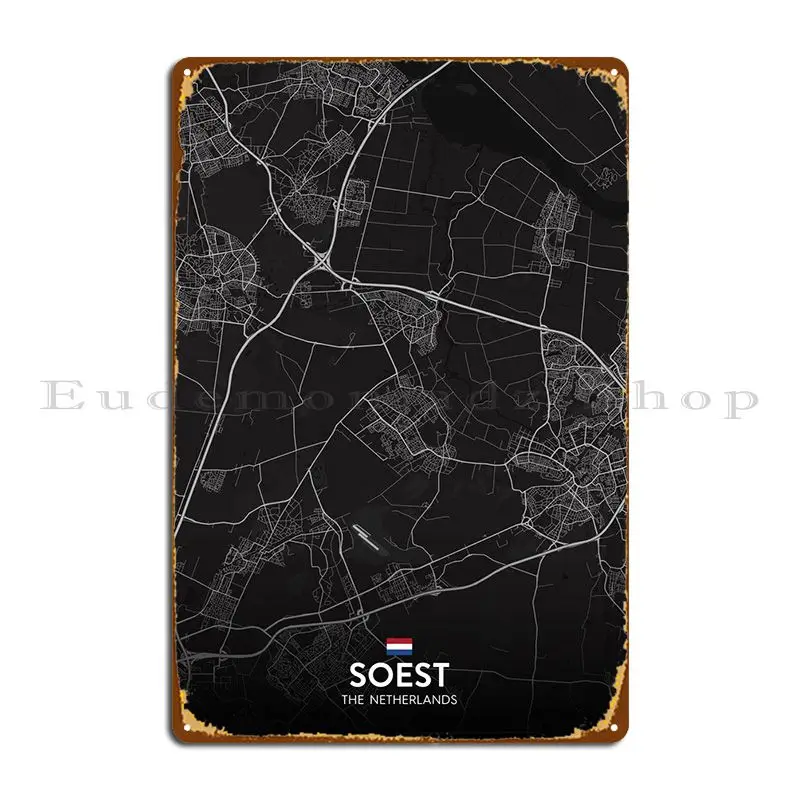 

Soest NL Metal Sign Club Cave Wall Cave Customized Classic Tin Sign Poster