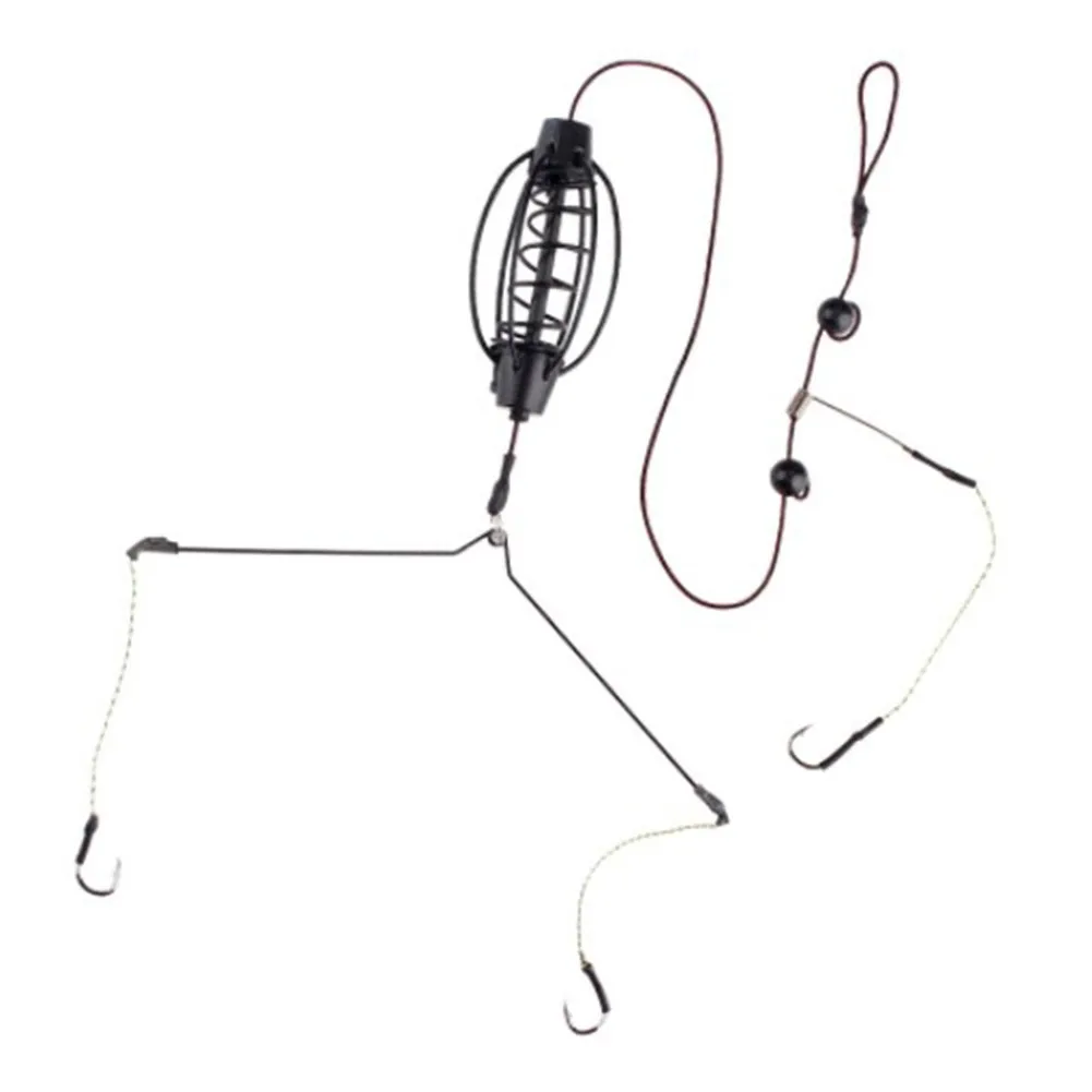 

1pc Carp Fishing Feeder 35cm Fishing Baits Cages Hook Rig Set Inline Method Feeder Tackle Fish Tackle Accessories Pesca Iscas