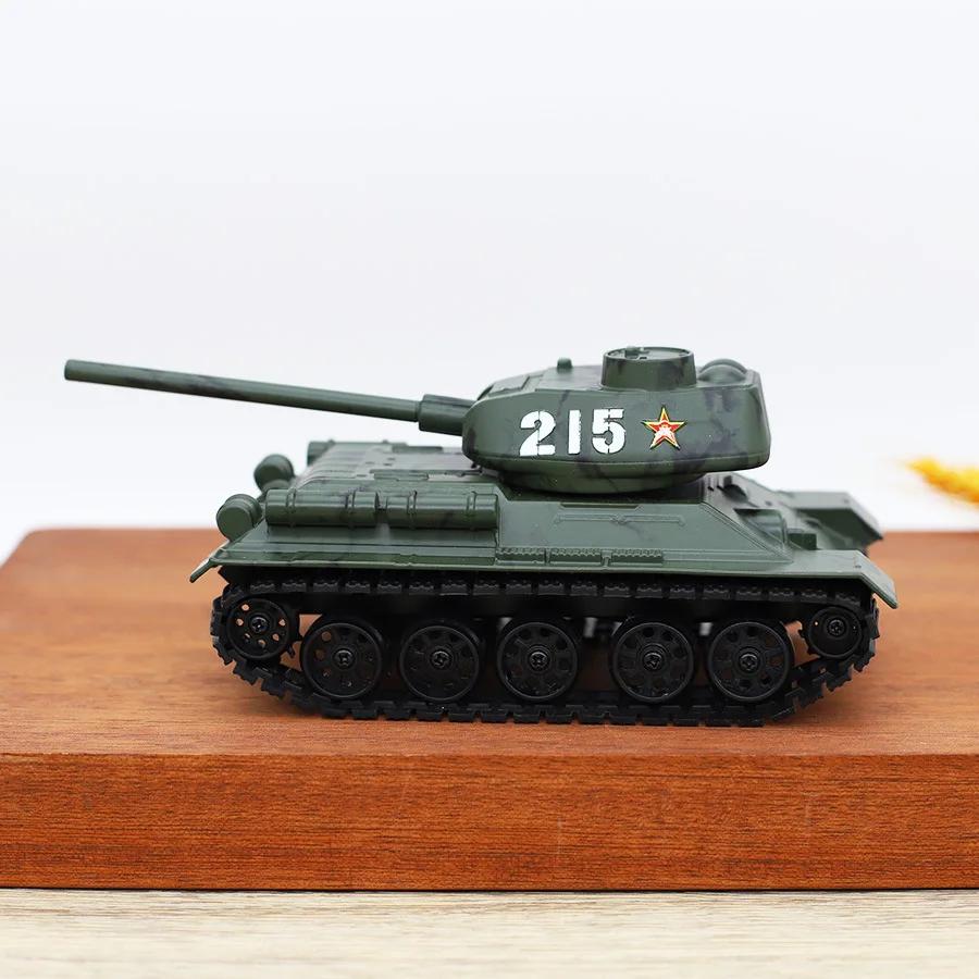 Фото Литой под давлением масштаб 1:72, русский T34, сплав, имитация камуфляжного танка, военная модель, игрушка, креативный танк, сувенир, поделки, игрушки, подарок для мальчиков №4