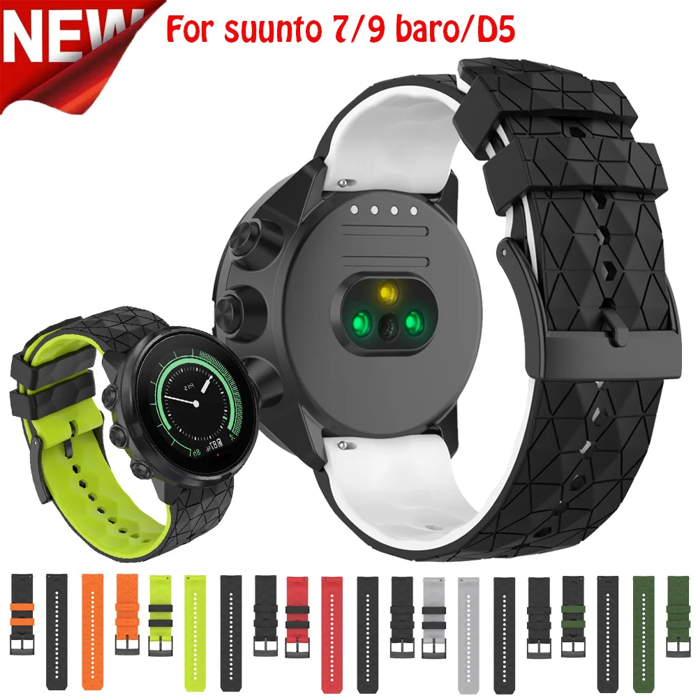 

Спортивный силиконовый ремешок для Suunto Spartan 7/9/Suunto Spartan, спортивный браслет HR /Suunto D5, регулируемый ремешок