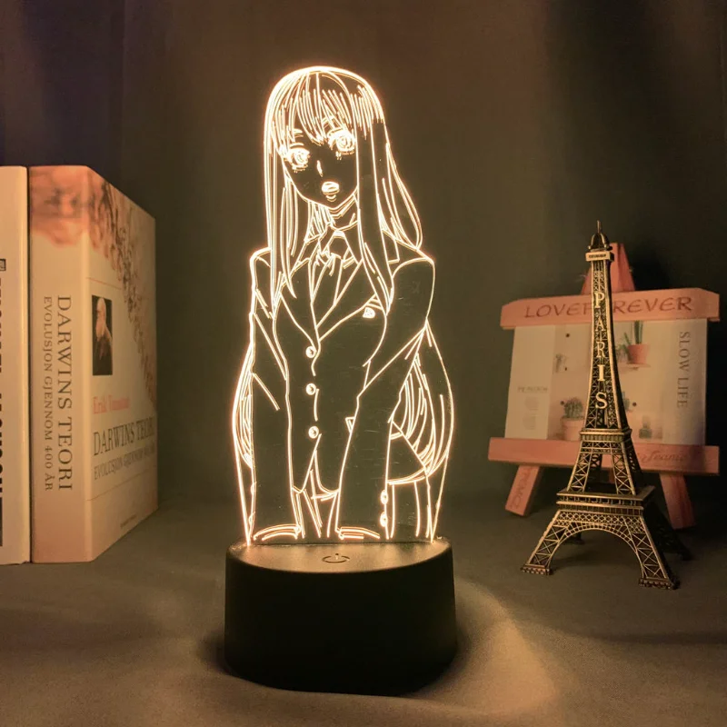 

Henshin Emergence Goods 3D Night Light Yoshida Saki Figure Acrylic Stand Light Collection Bedside Cute Ornament Room Decor Gift