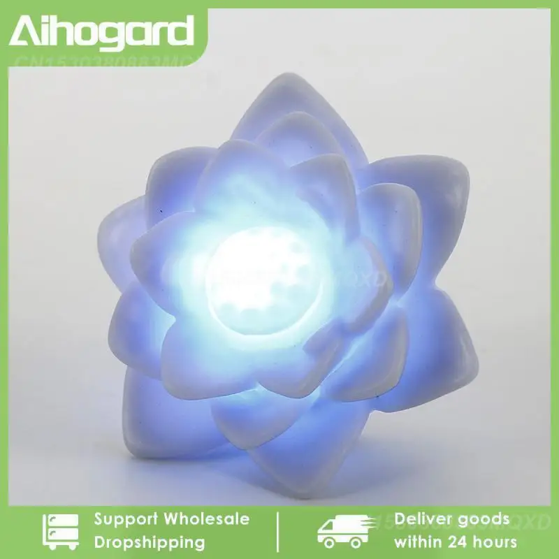 

1~10PCS Romantic Lotus Flower LED Night Light Room decor Color Changing Romantic Love Mood Lamp For home Decoration Bedroom