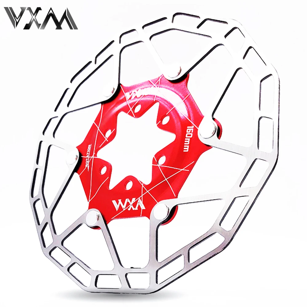 

Vxm Bicycle Ultra-Light Color Disc Mountain Bike Brake Disc 6 Nail Disc 160mm Bicycle Brake Pads