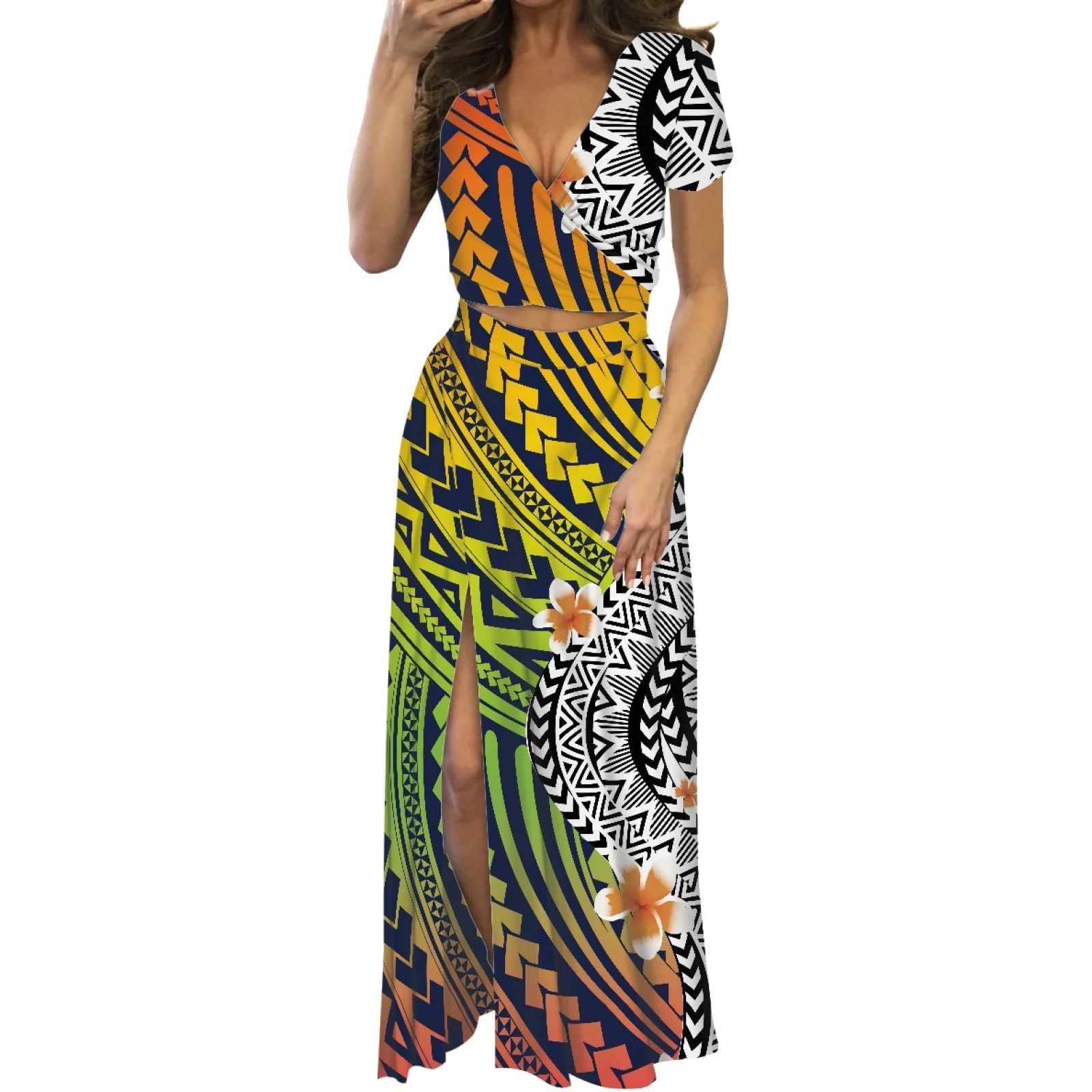 Одежда с принтом татуировками Marshall Beach комплект из 2 предметов летнее платье