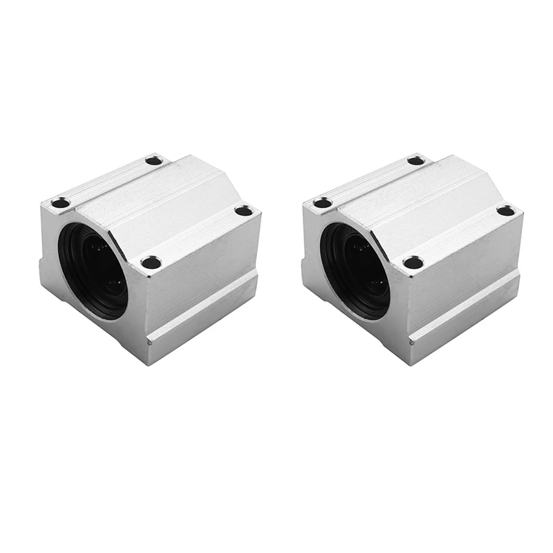 

16 Pcs SC20UU 20Mm Aluminum Linear Motion Ball Bearing Slide Bushing For CNC