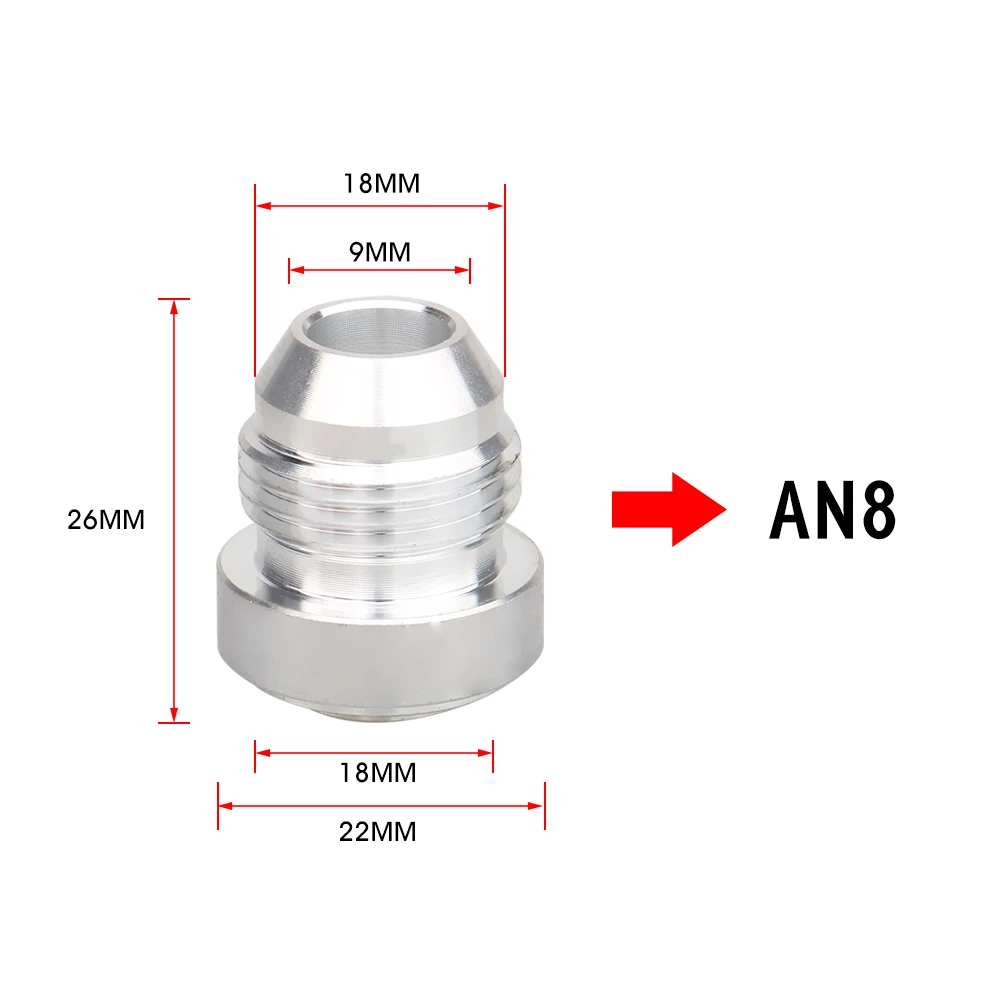 

Алюминиевая прямая штыревая Сварка AN4, AN6, AN8, AN10, AN12, AN16, AN20, пружинная гайка, фитинг для шланга с азотным отверстием, серебристая