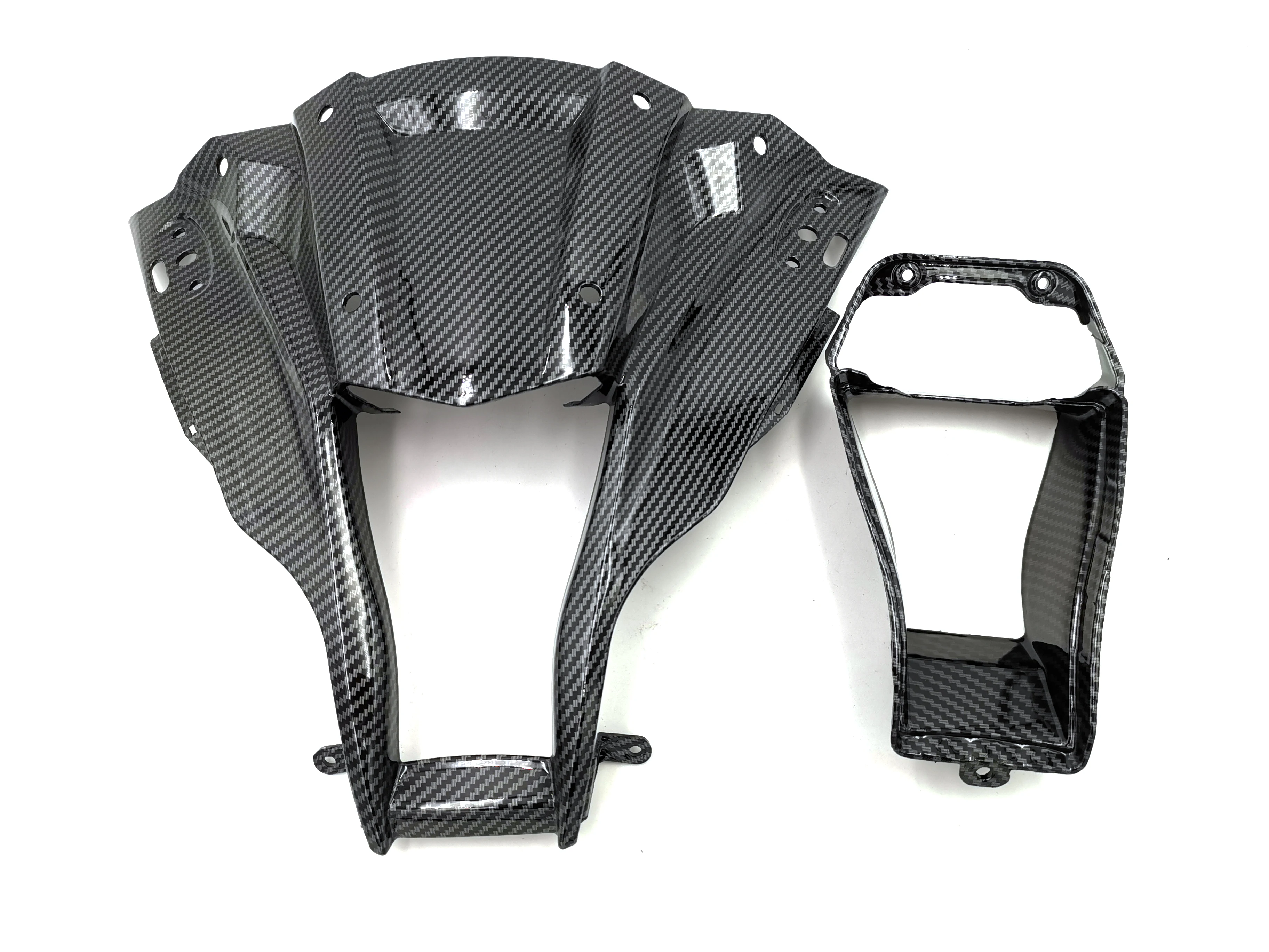 

Для Kawasaki Ninja ZX-10R ZX10R 2011 2012 2013 углеродное волокно внешний вид Передняя верхняя обтекатель Cowl Nose Kit