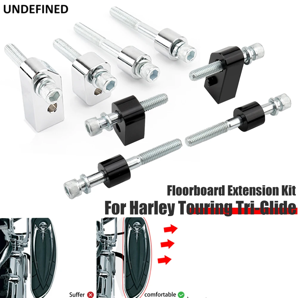 

Front Driver Floorboard Extension Relocation Bracket Kit For Harley Road King Special FLHRXS Street Electra Tri Glide Motorcycle