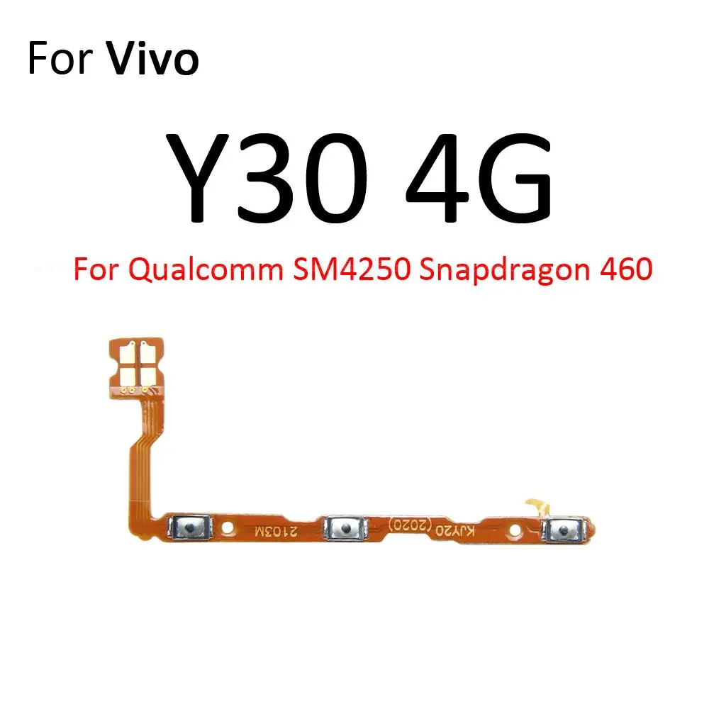 Фото Гибкий кабель для регулировки громкости для Vivo Y30 Y30g Y30i Y31 Y31s 4G кнопка включения и выключения питания Y33T №3