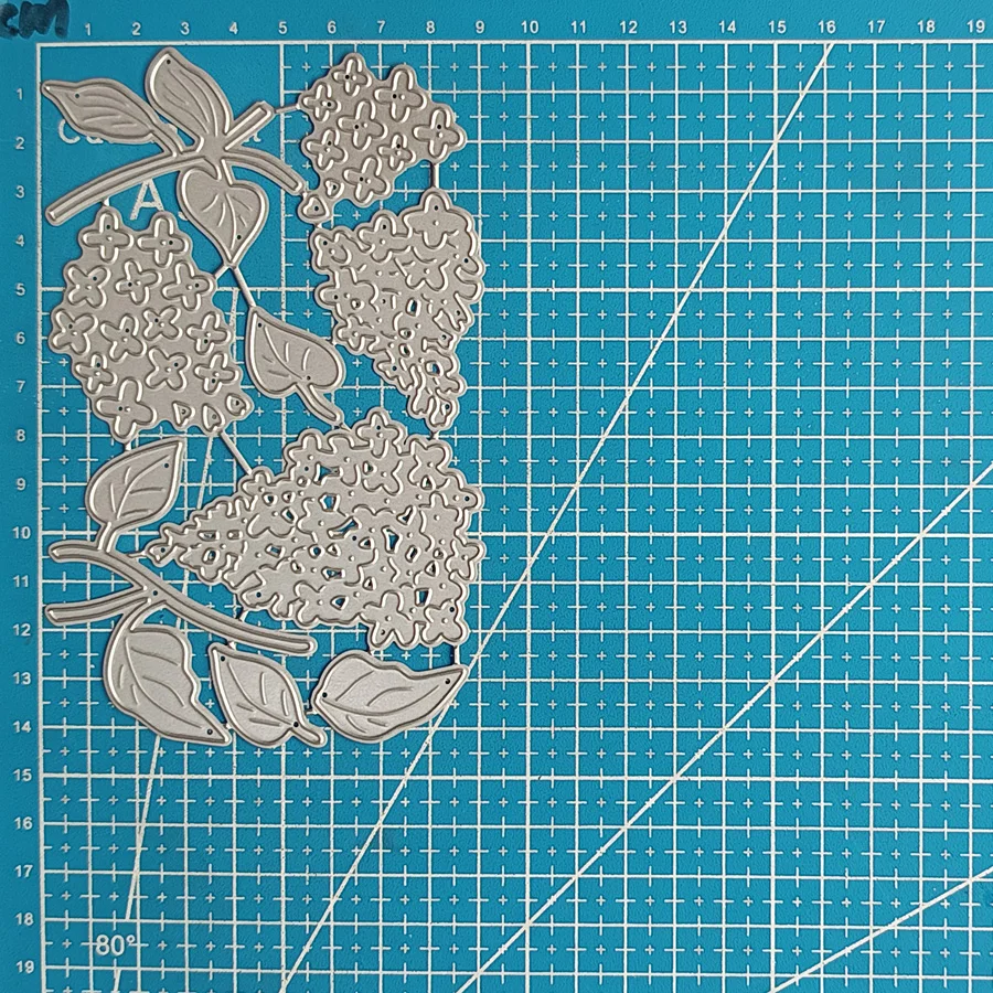 Lucky Goddess металлические трафареты BotaniCuts Lilacs Diy Скрапбукинг фотоальбом