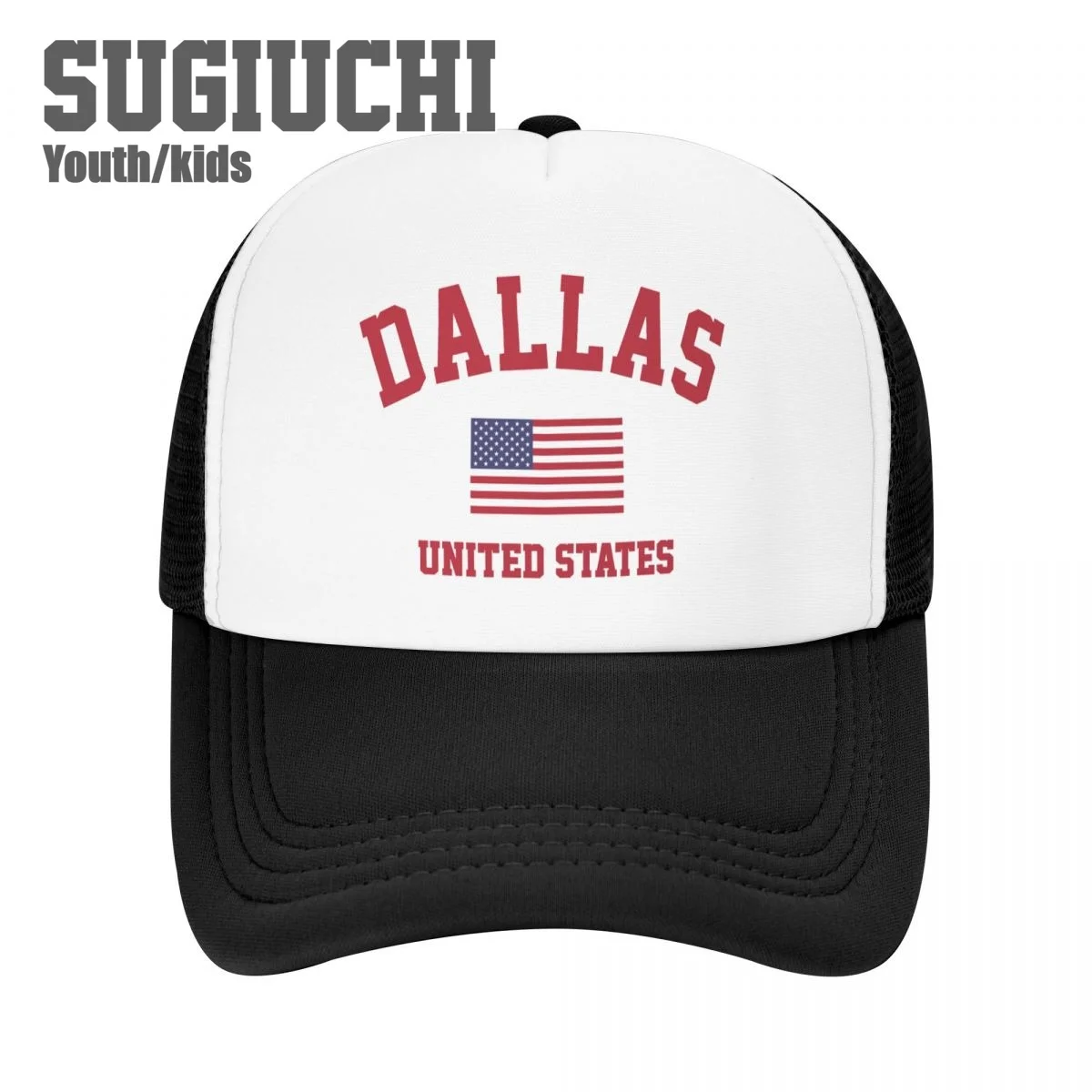

Kids Mesh Cap Hat Dallas Of USA United States City Baseball Caps for Youth Boys Girls Pupil Children's Hats Outdoor Unisex