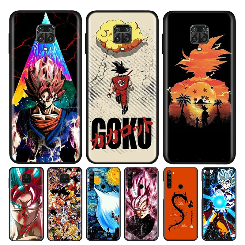 

Dragon Ball Goku Silicone Cover For Xiaomi Redmi Note 11 10T 10 10S 9 9S Pro Max 9T 8T 8 7 6 5 Pro Phone Case Coque
