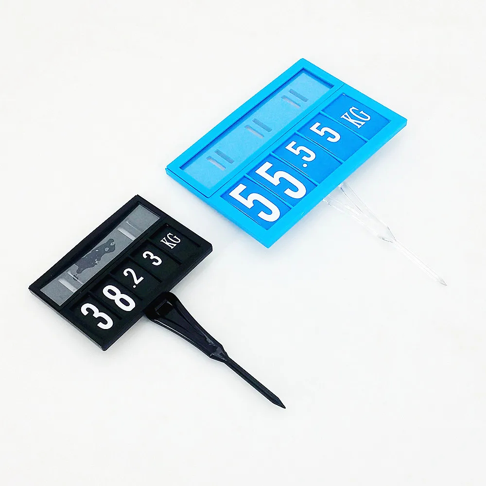 POP Promotion Sale Price Sign Display Posted Label Card Plastic Holder Frame Argute Pin Replaceable Supermarket 10sets