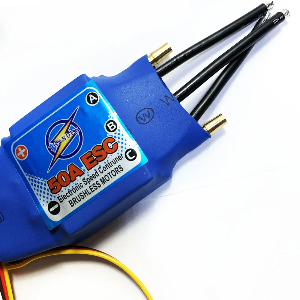 

50A Swiss Brushless Motor Boat Speed Controller ESC reverse Ship Forward/Backward Water Cool For RC Boat Jet Ship Parts