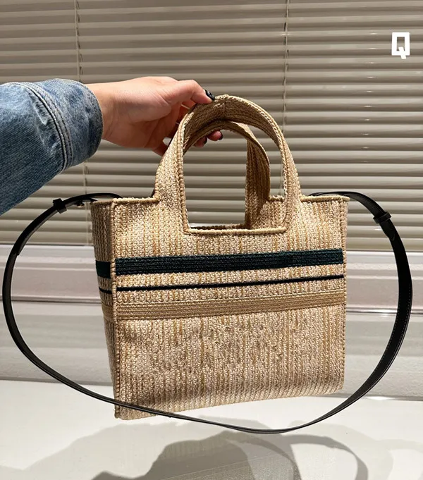 2023 Luxury designer women's handbag high quality straw braided bag best-selling new products shoulder bag fashion women's bag