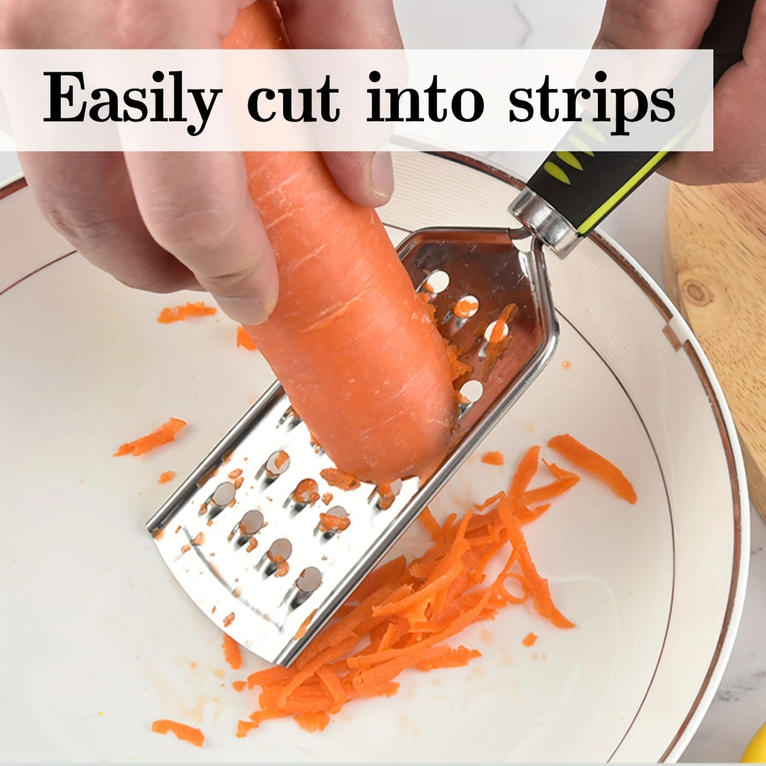 4-Piece Stainless Steel Cheese & Vegetable Grater Set With Cleaning Brush - Manual Multi- Gadgets For And Restaurant Use
