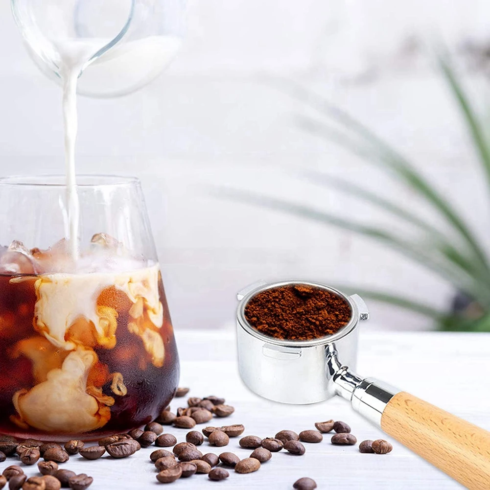 Бездонный фильтр для кофе диаметром 51 мм Delonghi EC680/EC685 съемный держатель