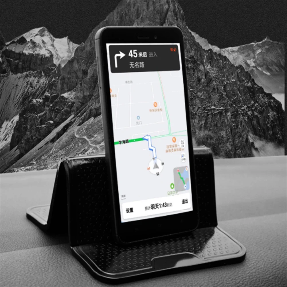 

Foldable Car Anti Slip Mat For Car Dashboard Multi-function Phone Holder Gel Pad Auto Interior Accessories