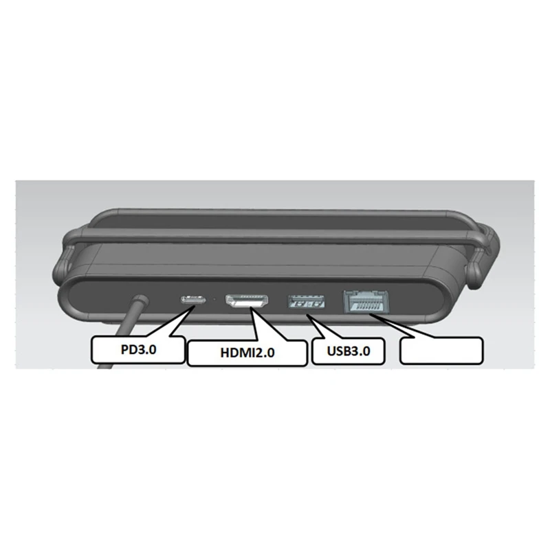 Док-станция с разъемом USB C на RJ45 Ethernet 60 Гц