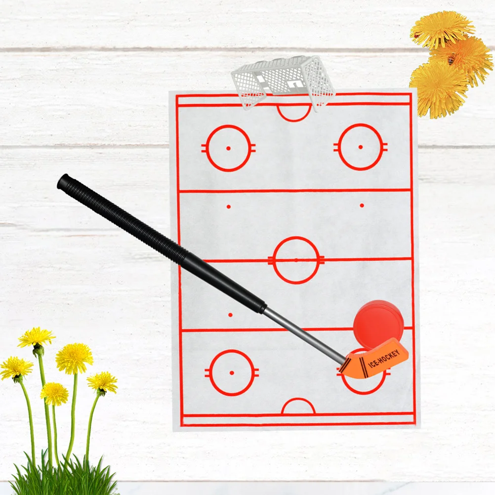 

Game Hockey Toilet Puck Sling Board Training Bathroom Toy Aid Set Mini Kids String Table Slingshot Putter Putt Time Green Indoor