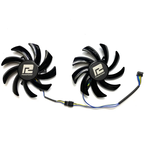 GYKZ вентилятор для видеокарты  POWERCOLOR RX 5700 XT 6500XT 6600 6600XT 5700XT 6700 6700XT Fighter