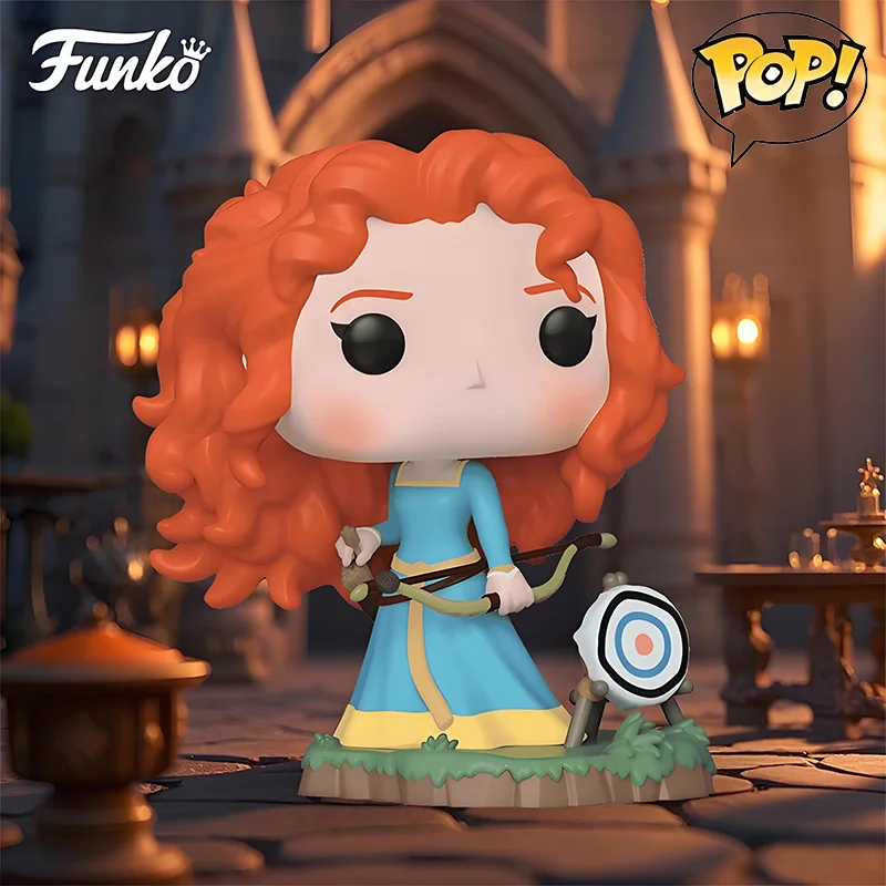 Подлинное издание FUNKO POP Disney Princess Brave Merida Elinor Фильм Персонаж Экшн Настольное