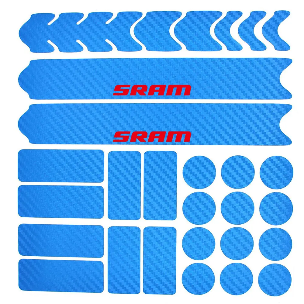 Комплект для защиты рамы велосипеда sram углеродная пленка наклейка защита краски