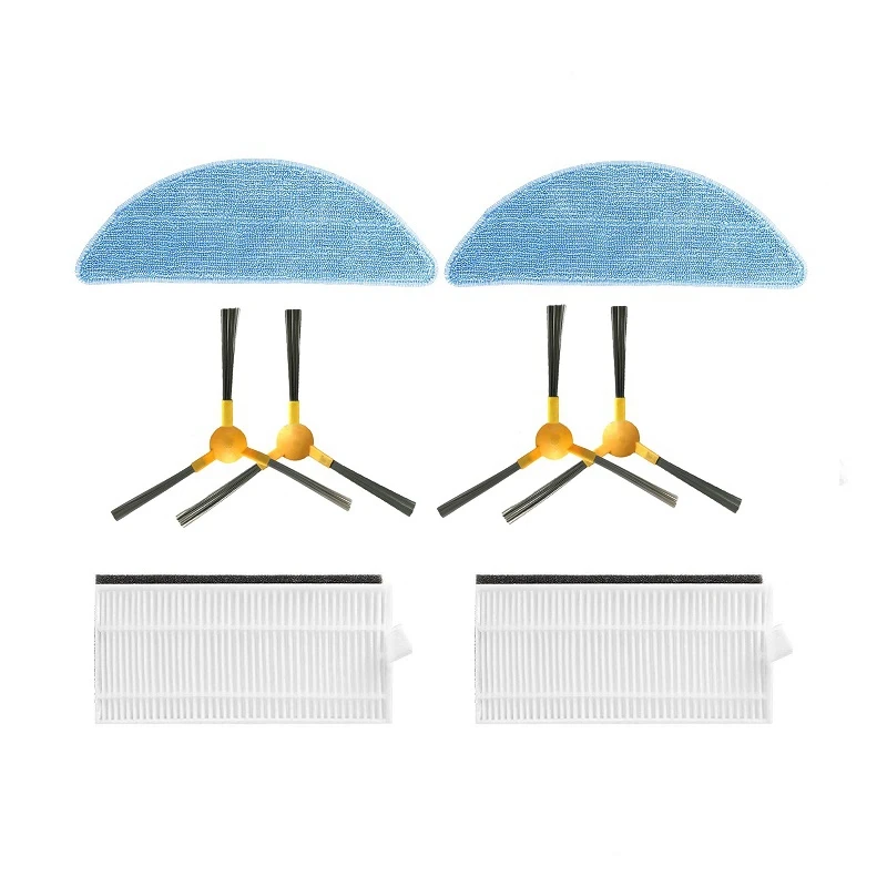 

Side Brush + Filter + Mop For Neatsvor X500/X600 Tesvor T8 M1 S6 Robot Vacuum Cleaner Accessory Replacement Kit