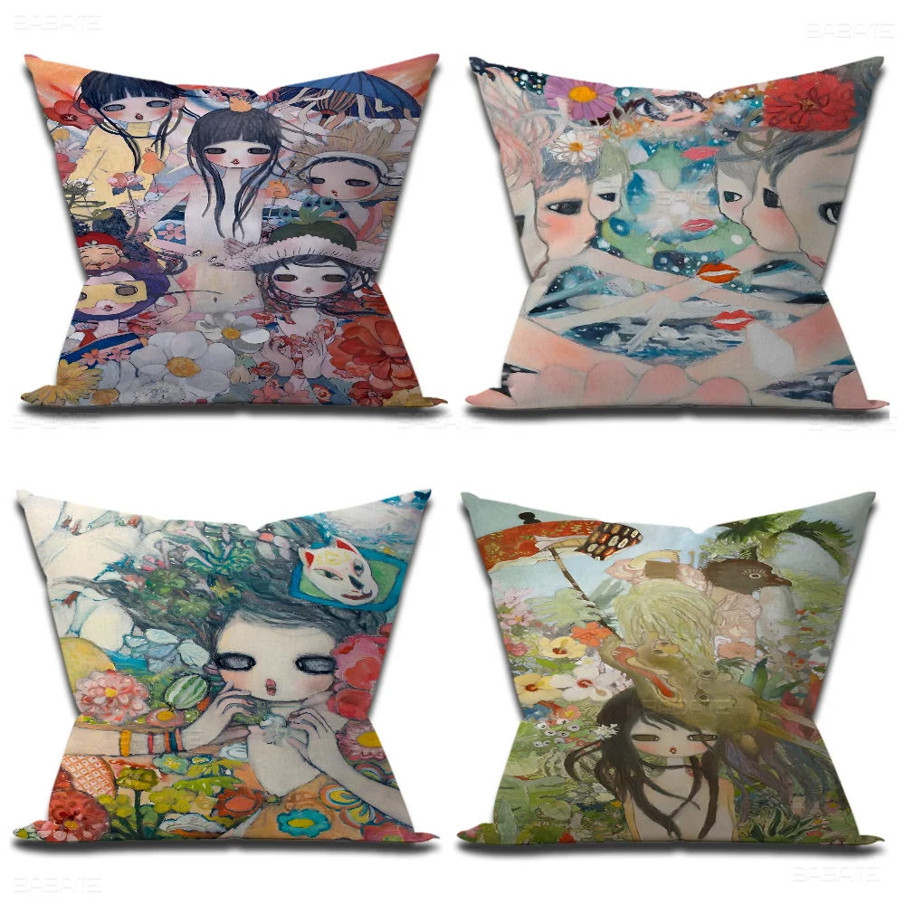Aya Takano Anime Personalized Pillow Dust Cover Bedroom Kids Party Decoration Pillowcase Birthday Children Gift