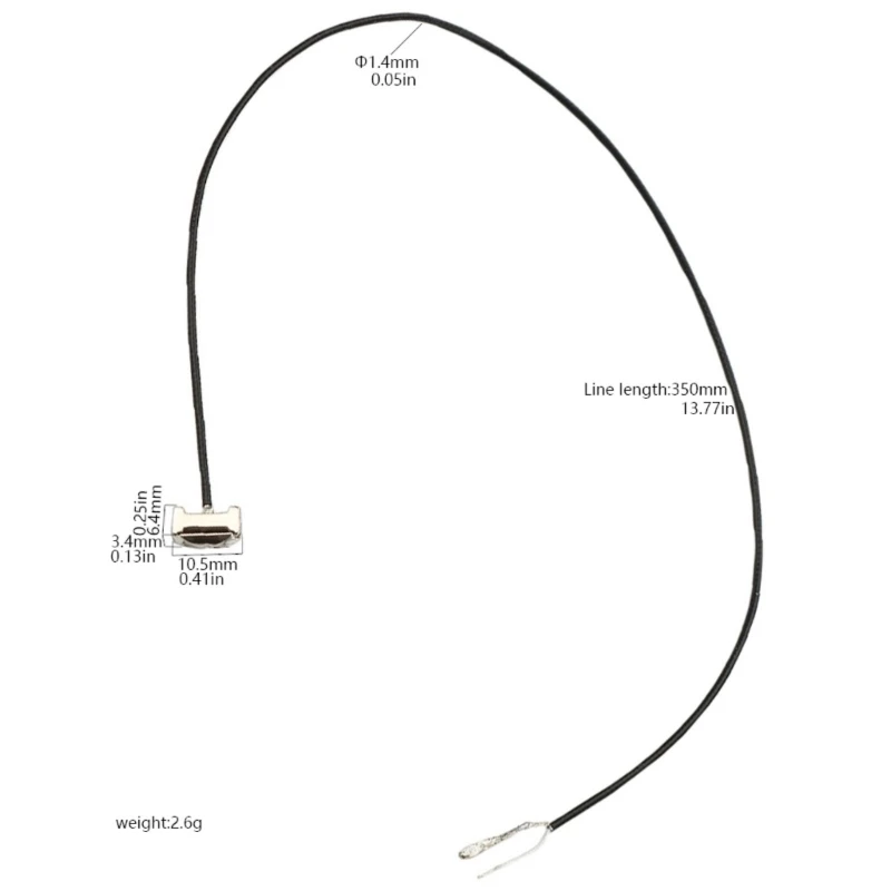 Кабель седла для пьезоэлектрического звукоснимателя акустической гитары