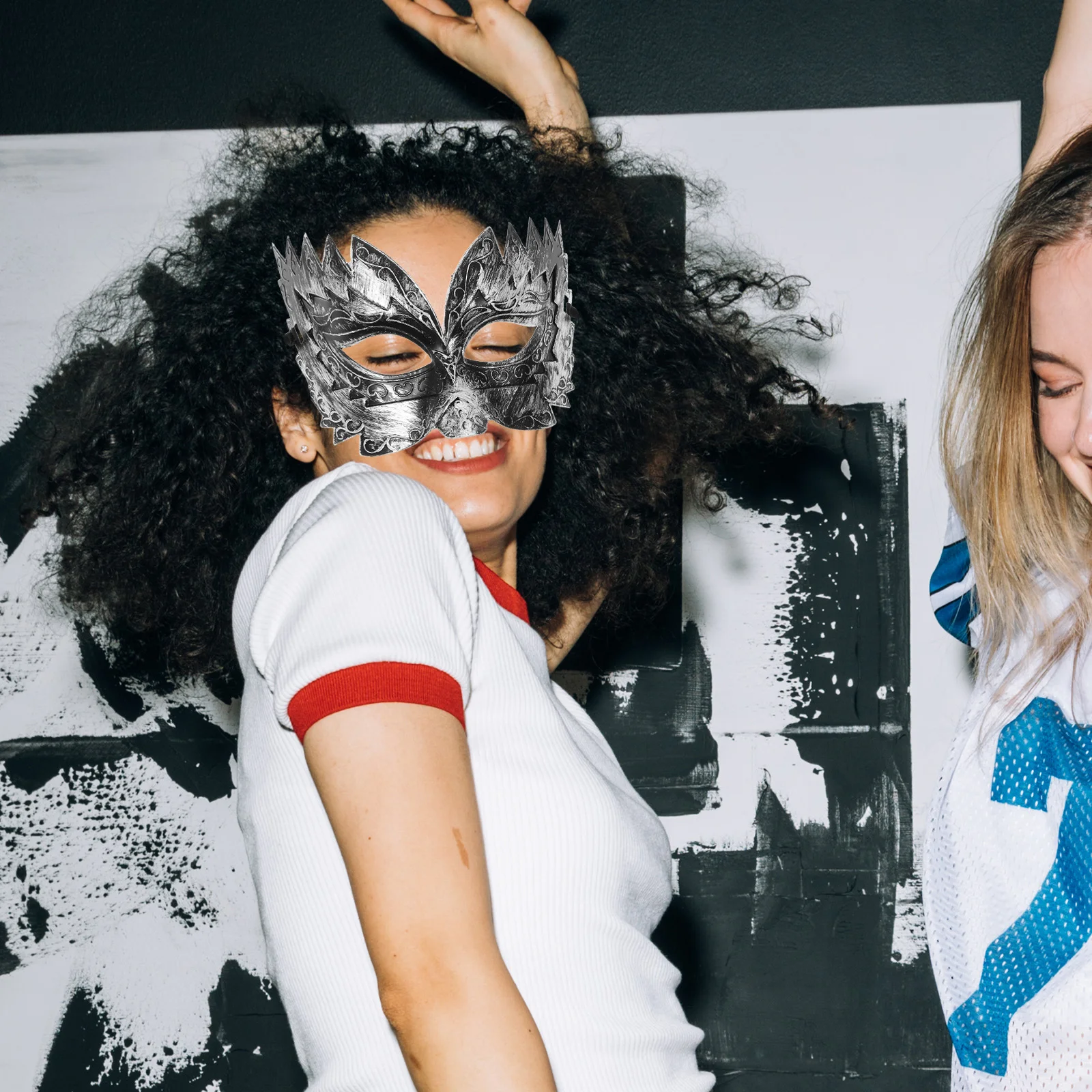 23 5x14 см Маскарадный костюм Танцевальная маска Классический стиль Драматические