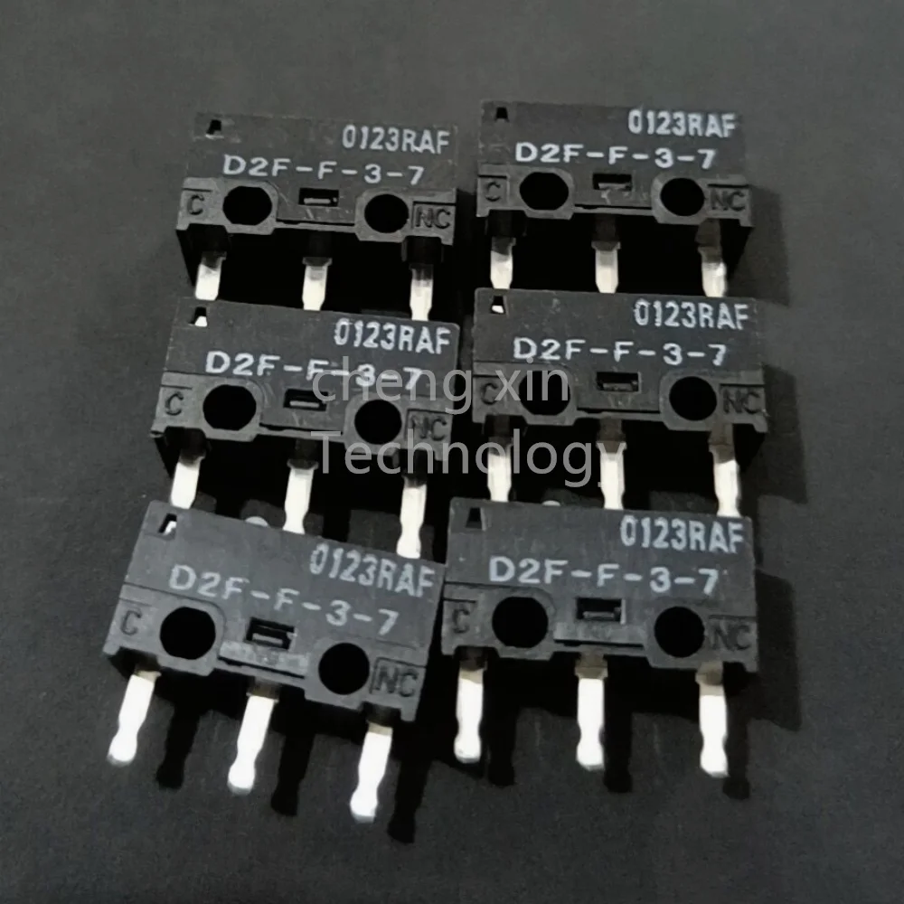 Фото D2F-F-3-7 10 шт./лот, 5 улучшенных тактильных микропереключателей для мыши, игровой микропереключатель Hall of Fame D2F F 3 7 №1