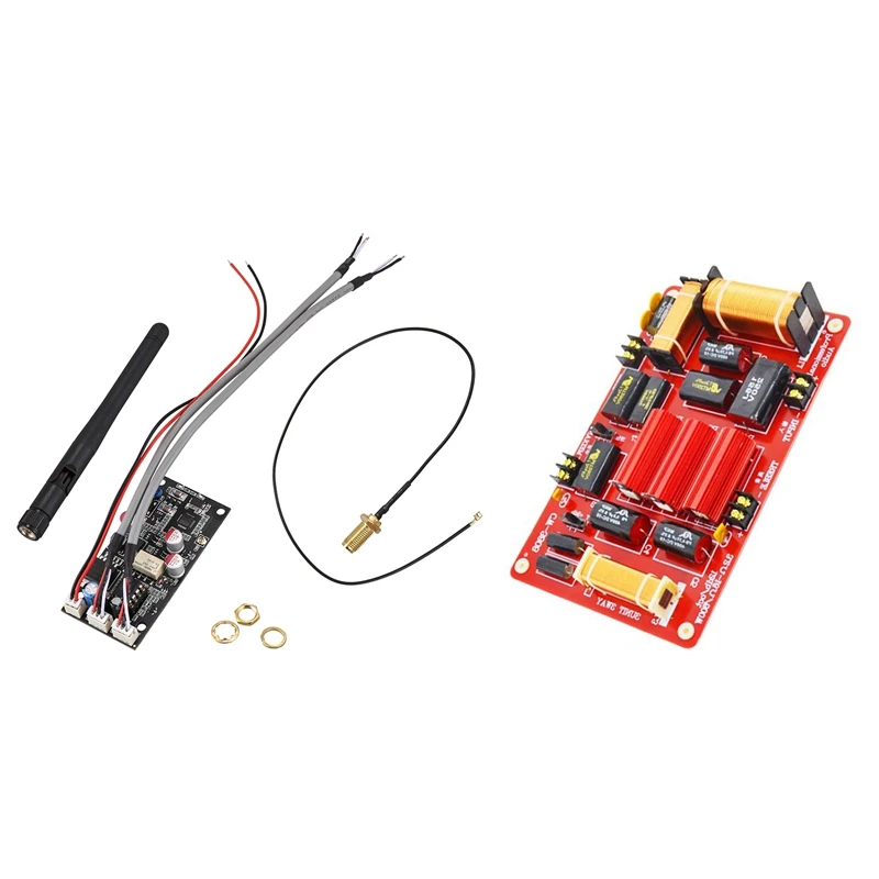 

1 Pcs Wireless Lossless Audio Stereo Receive With Antenna & 1 Pcs 600W Speaker 3 Way Crossover Treble Speakers