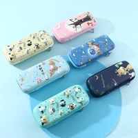 large capacity cartoon three layer 3d stationery box pencil case multifunctional pencil case cute fashion stationery pencil
