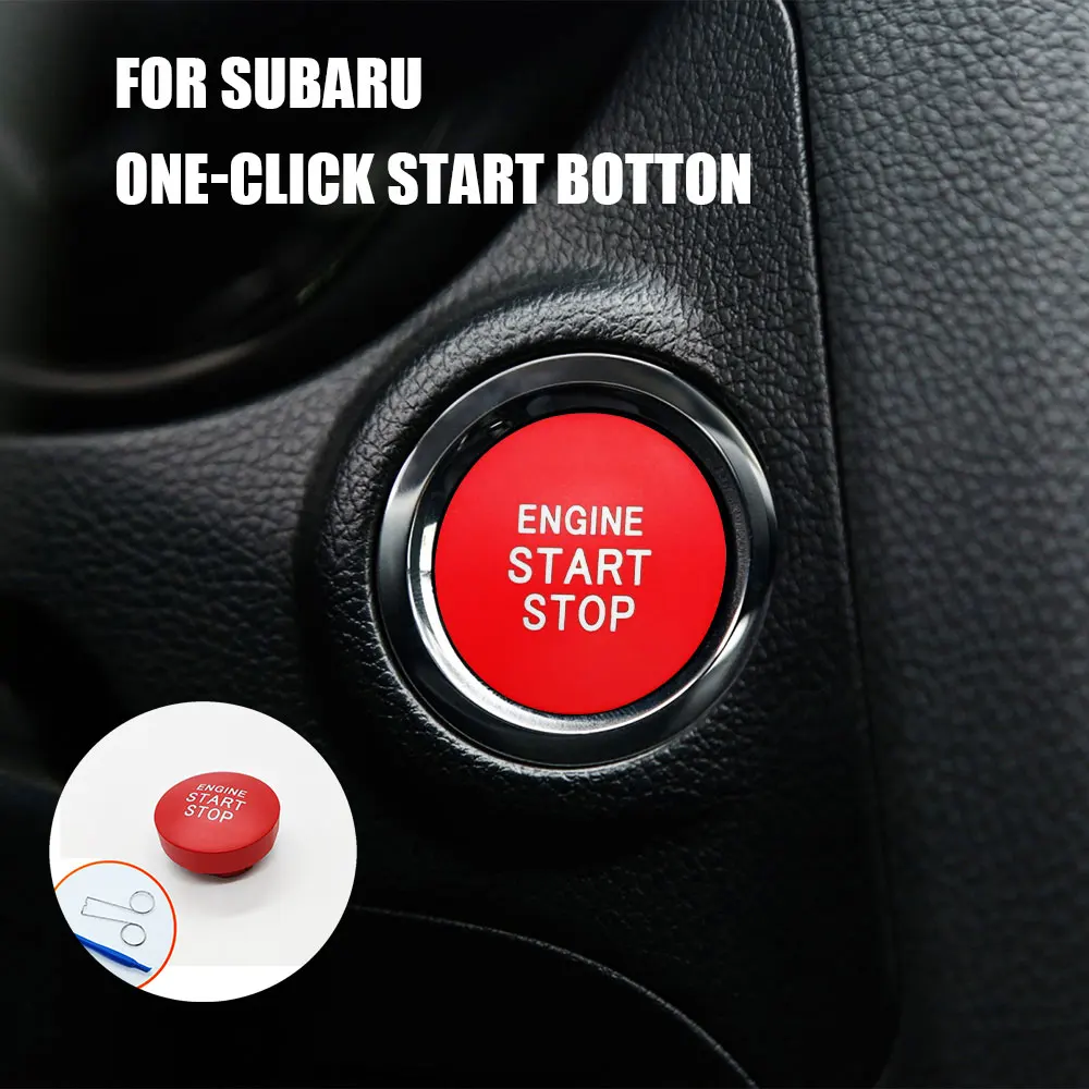

For Subaru Car Crystal Engine Start Switch Keyless Button Starter Auto Modified Indicator Automobile Interior Decorative Strip