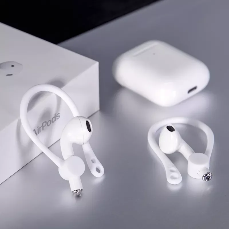 

2/4Pcs AirPods Earhooks Anti-slip Soft Silicone Ear Hook Wireless Earphone Holder For AirPods Ear Buds Headset
