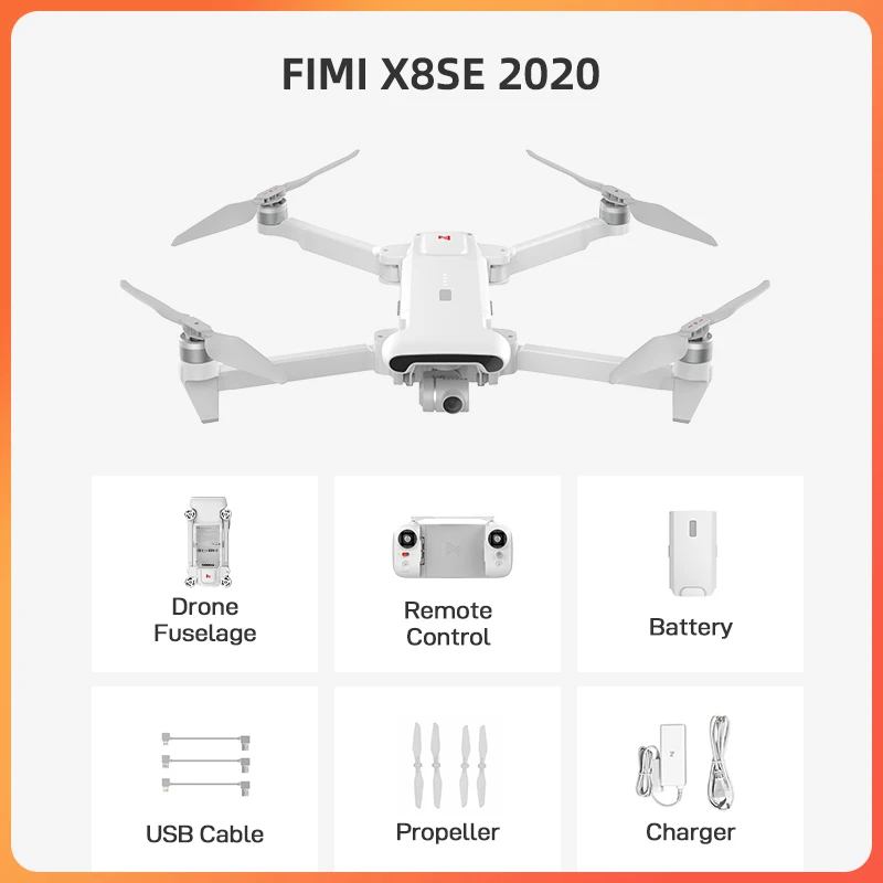 Kup FIMI X8SE 2020 Dron Z Kamerą Zdalnie Sterowany Quadcopter 8KM Profesjonalnego FPV 3-osiowy Gimbal Kamera 4K Dron GPS Quadcopter RTF Tanie FIMI X8SE 2020 Dron Z Kamerą Zdalnie Sterowany Quadcopter 8KM Profesjonalnego FPV 3-osiowy Gimbal Kamera 4K Dron GPS Quadcopter RTF