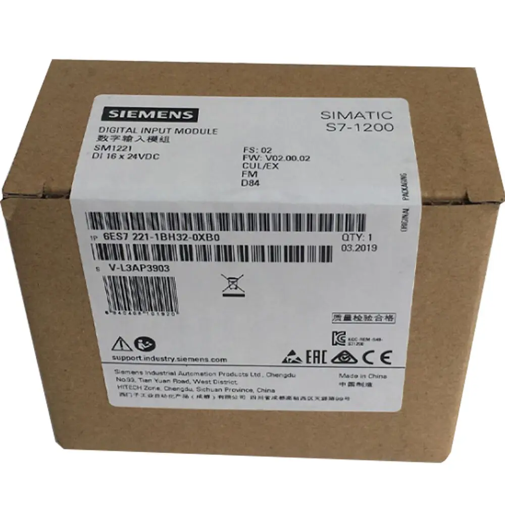 

New In Box SIEMENS 6ES7 221-1BH32-0XB0 6ES7221-1BH32-0XB0 PLC Module