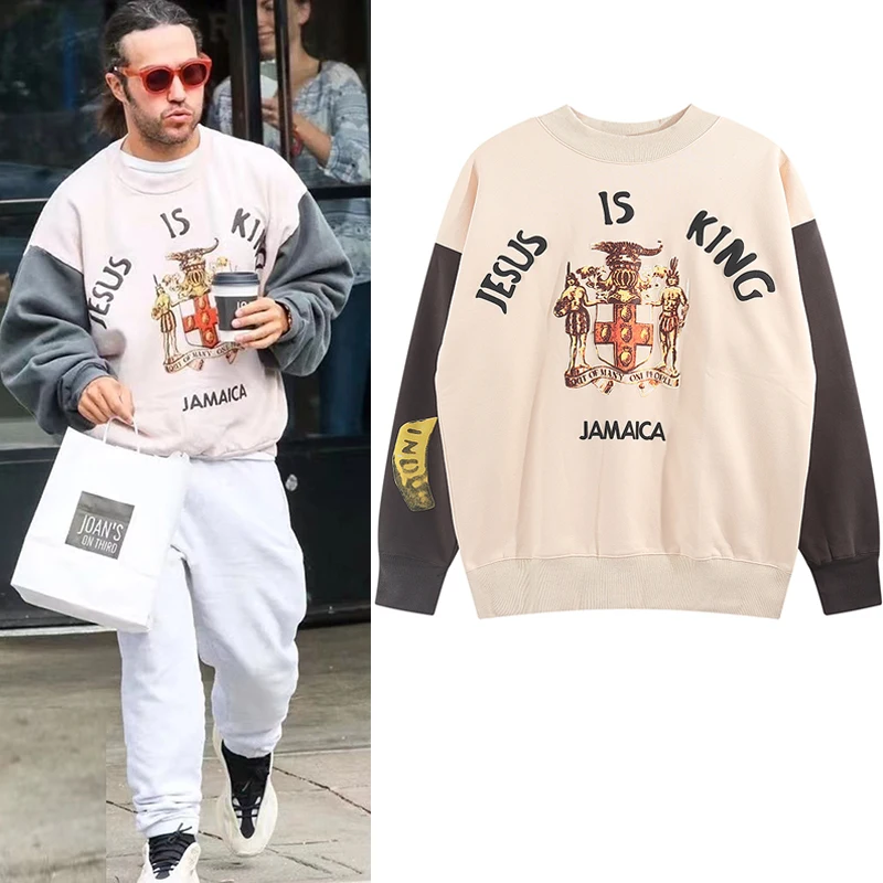 Свитшот мужской и женский флисовый с круглым вырезом в стиле ретро |