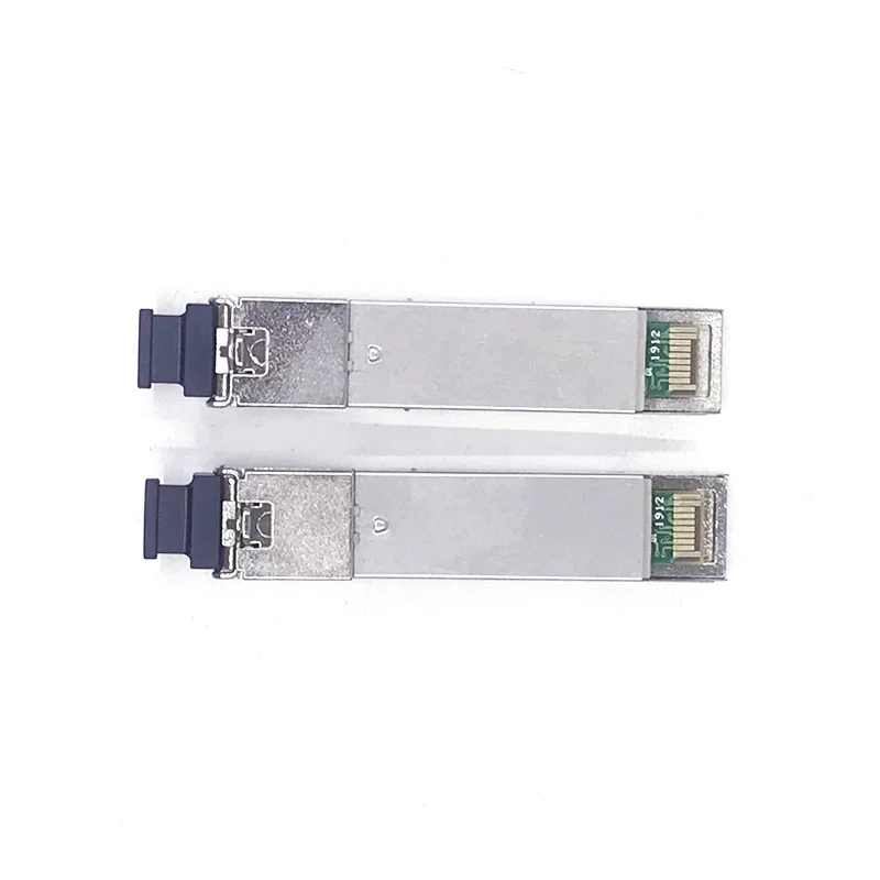 2PCS 1 pair DFP2-4524-6CY2 Tx1550nm Rx1490nm DFB laser 1G single mode Bidi SFP 60km SC 1.25G